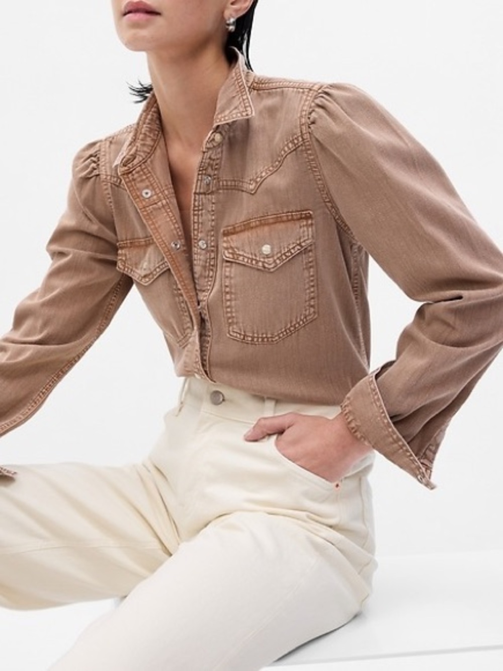 GAP 100% Cotton Button Down Women’s Top